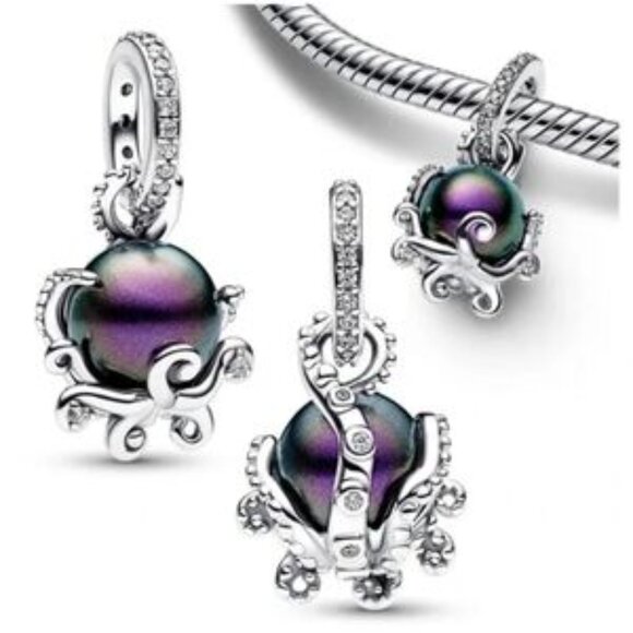 Pandora The Little Mermaid Ursula Dangle Charm - Picture 3 of 3